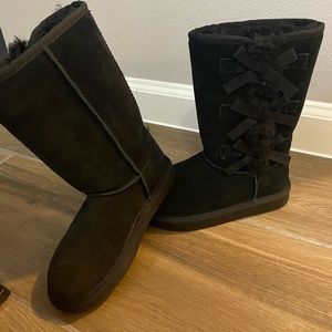 Girls black ugg boots